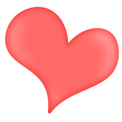Pink heart icon