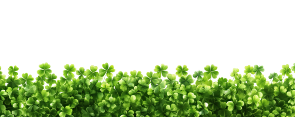 St. Patrick's Day Clover Shamrock Background