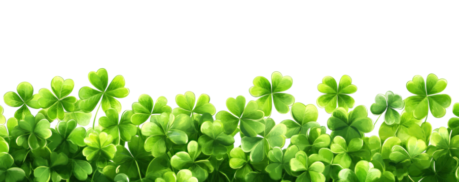 St. Patrick's Day Clover Shamrock Background