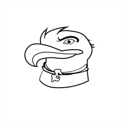 Obraz premium hand drawn character