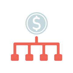 Icon a EXPENSE, isolated against a clean background.