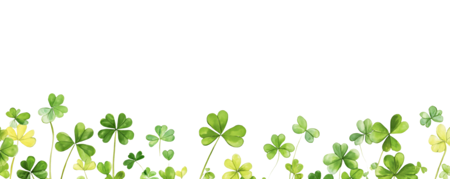 St. Patrick's Day Clover Shamrock Background