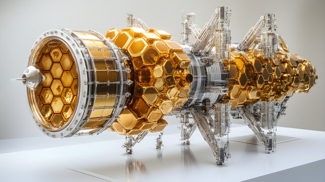a model of a space station