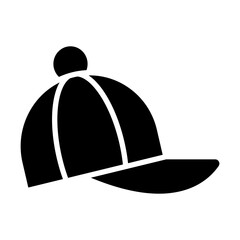 Cap Vector Glyph Icon Design