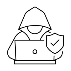 Cybersecurity – Shield Representing Online Protection