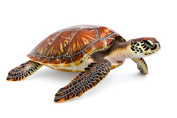 Obraz premium Turtle isolated on white background