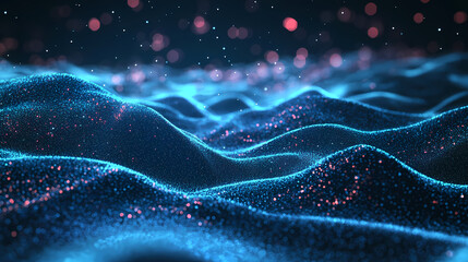 Universe filled with stars, nebula and galaxy. background banner. ai generative. Starbright. Illustration