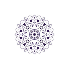 Simple mandala design. Vector floral mandala. Geometric ornamental mandalas, luxury mandala design, mandala flower