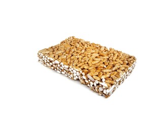 Teng teng or Indonesian traditional snacks made from rice and sugar, Indonesian culinary