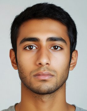 ID Photo for Passport : Indian young adult man 1