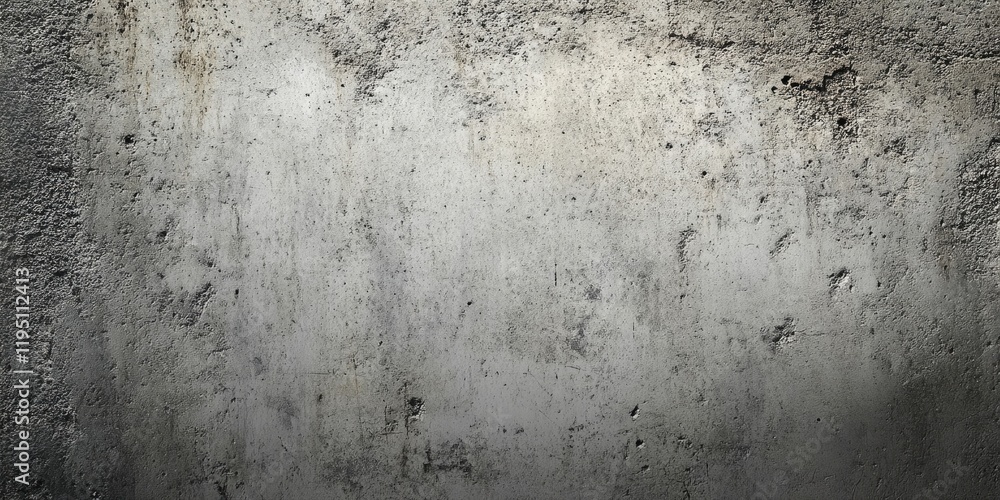 Poster concrete textured background in gray tones with uneven surface details and ample empty space for pro