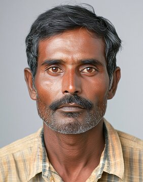 ID Photo for Passport : Indian adult man 2