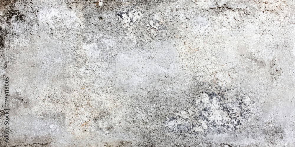 Poster weathered gray concrete texture background with subtle cracks and free copyspace positioned centrall