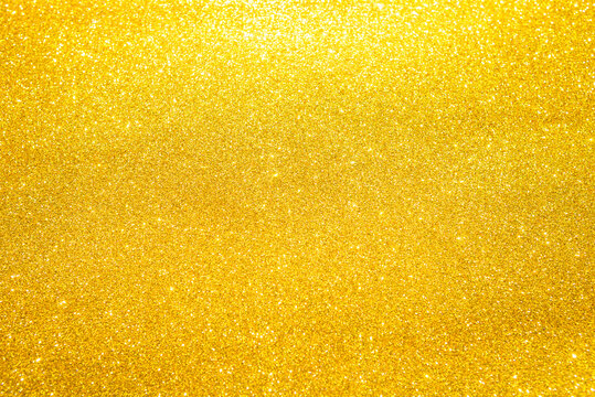 Fototapeta Blank gold glitter texture background, shiny gold glitter background