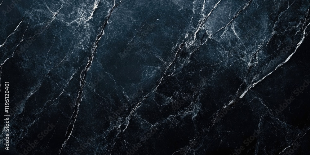 Poster dark black marble texture background with subtle gray veining, providing ample copy space for design