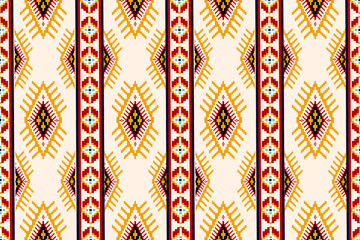 Pixel ethnic  pattern oriental traditional. Design fabric pattern textile African, Aztec African America Indian seamless. Floral pixel art pattern on navy background  vector illustration
