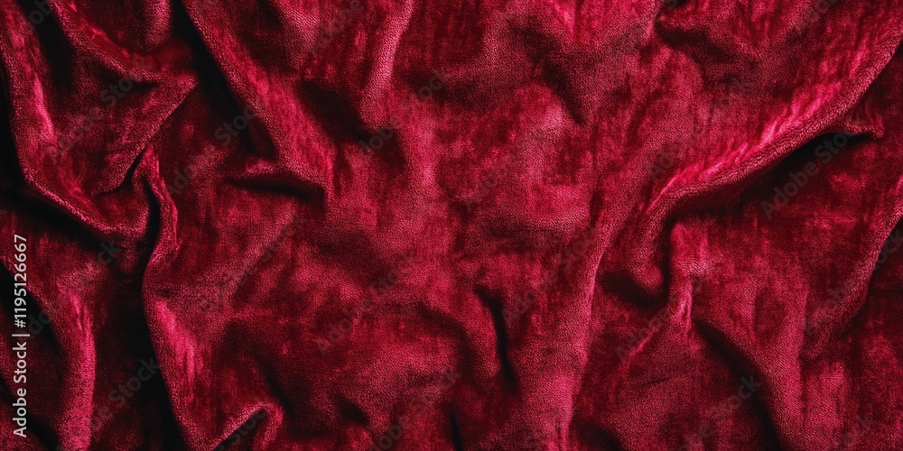 Poster rich crimson velvet backdrop with soft folds and a continuous texture creating a luxurious look idea