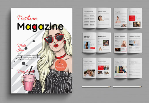 Fashion Magazine Layout