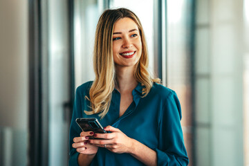 Professional business woman leader, company worker or sales, hr manager working in modern office