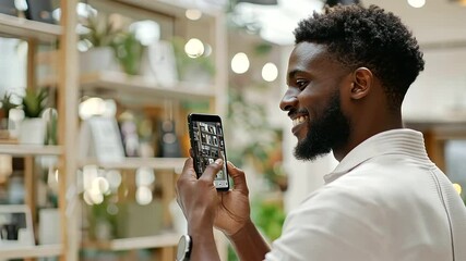 Tech Promoter Live Streaming Product Demo at Pop Up Shop