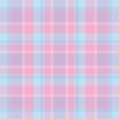 A delicate pastel plaid pattern in shades of pink and blue, offering a soft and elegant design. Perfect for fashion, textiles, digital backgrounds, and creative projects.
