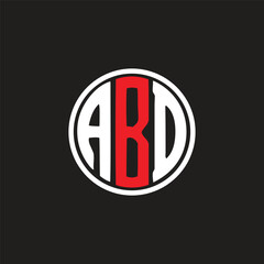 ABD letter logo creative design with vector graphic, ABD unique design
