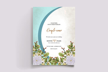 floral bridal shower invitation templates