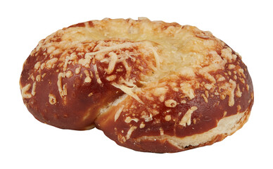 Baked bread cut out isolated transparent background