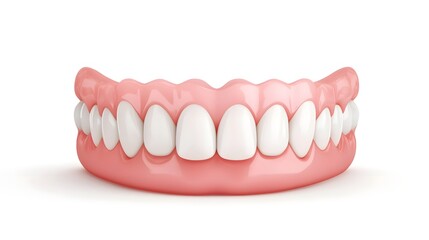 Fototapeta premium Detailed of Healthy Gums and Teeth for Periodontal Care Concept