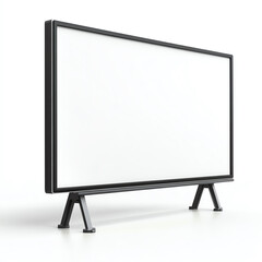A blank advertising billboard ready for promotional content, ideal for marketing and advertising projects.