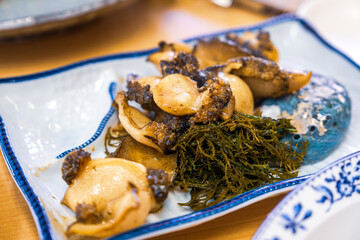 【#鮑】アワビのバター焼き