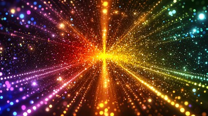 Fototapeta premium A colorful background with a road in the middle