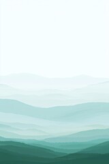 A calming gradient background with forest morning colors.featuring soft greens and blues.evoking tranquility and freshness.ideal for nature-themed content and morning designs