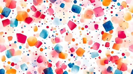 Bright and festive confetti design with sparkling gradients cheerful abstract patterns and playful modern aesthetic touches  Vibrant and dynamic background for creative designs