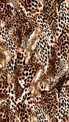 Bold and captivating seamless animal skin pattern for striking textile and wallpaper designs