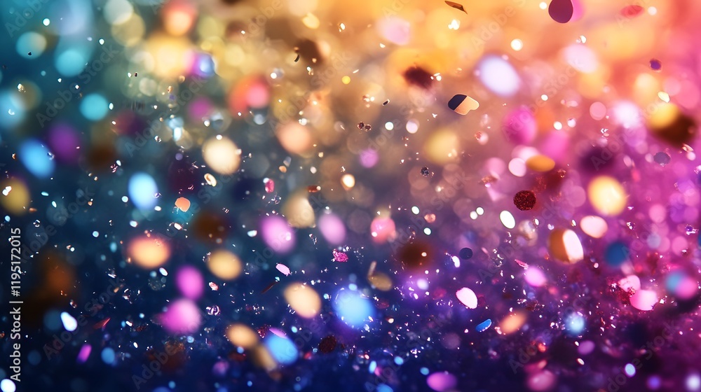 Poster vibrant background with sparkling gradients playful abstract patterns and captivating luminous tones