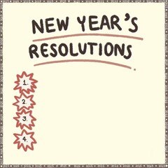 New year’s resolutions Brown