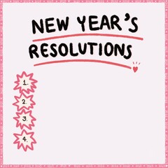 New year resolutions