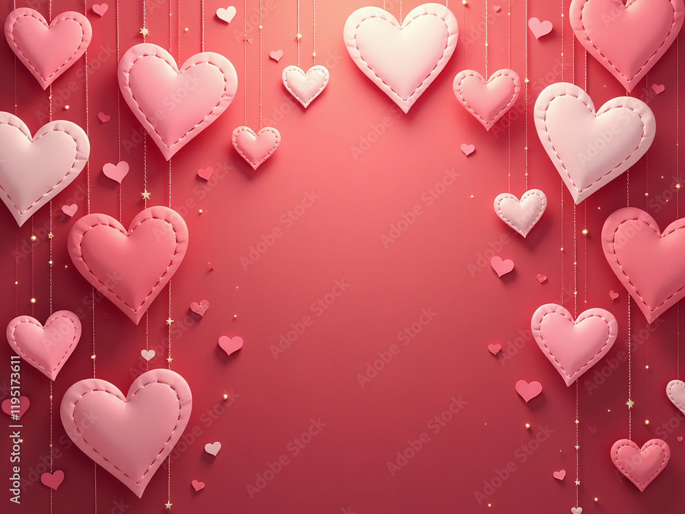 Poster backgrounds of hearts are often used in art and design to evoke a sense of nostalgia and emotional d