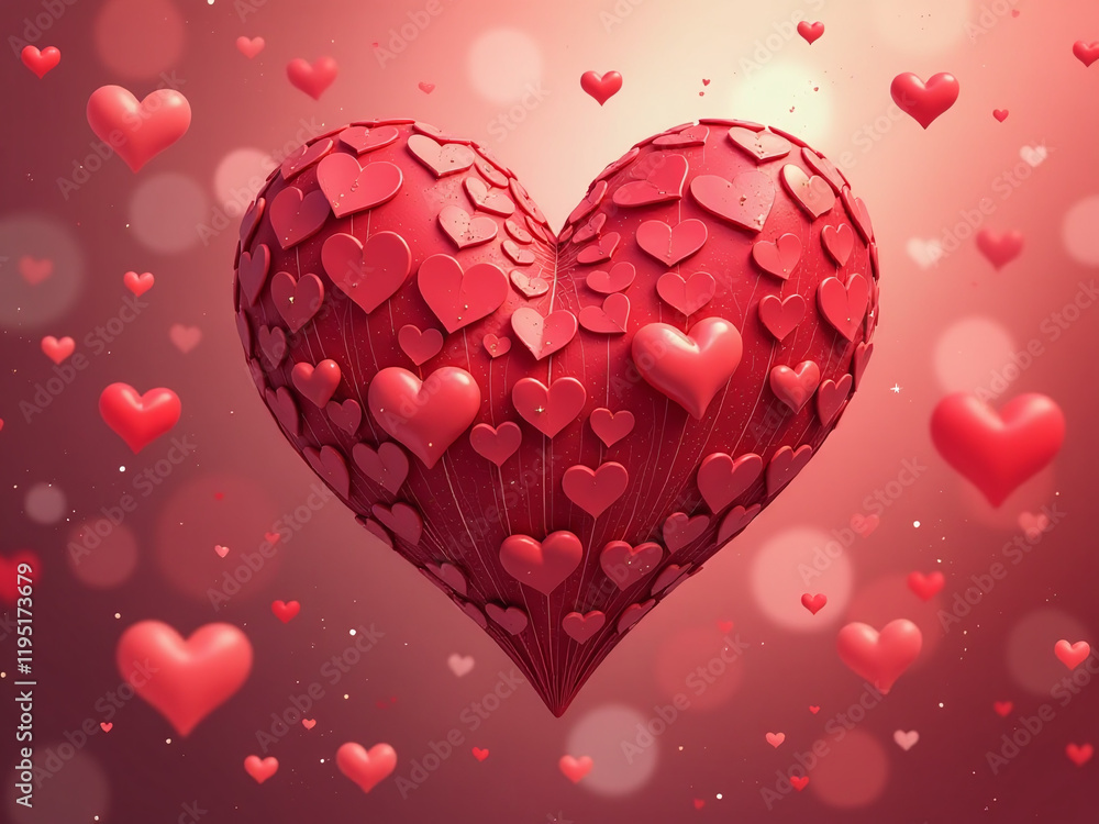 Poster Backgrounds Of Hearts Are Often Used In Art And Design To Evoke A Sense Of Nostalgia And Emotional Depth Instantly. 00002