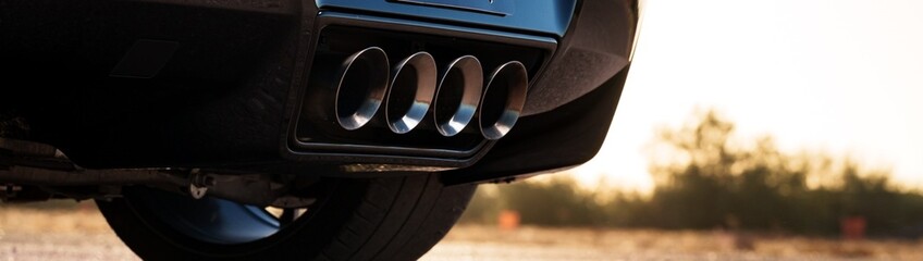 Quad tip exhaust
