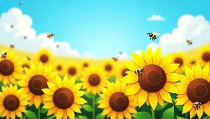 Close-up of a Sunflower in Full Bloom with Detailed Petals and Seeds