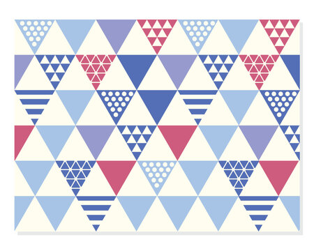 Illustration vector graphic of Triangle Pattern fit for yout background design