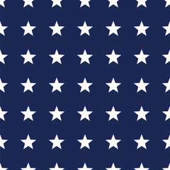 American star vector seamless pattern