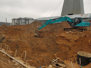 Innovative water lowering system utilizing needle filters in a construction site with heavy...