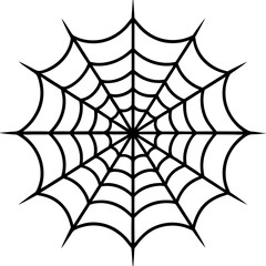 Elegant Spider Web Line Illustrations