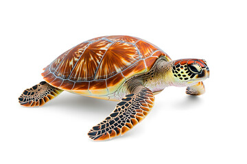 Obraz premium Turtle isolated on white background