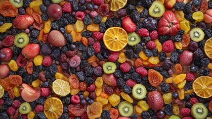 Assorted dry fruit. Generative AI