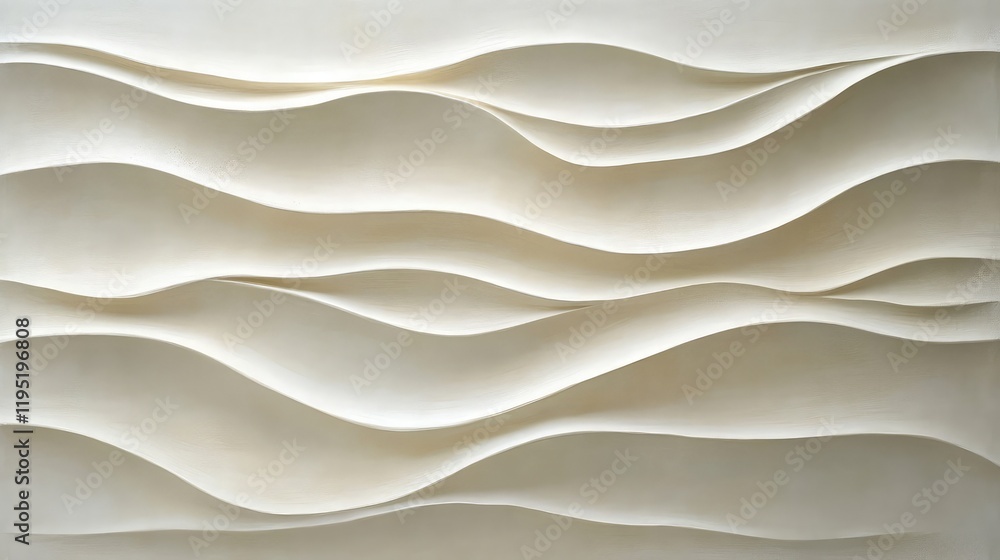 Poster creamy textured surface with subtle wave patterns