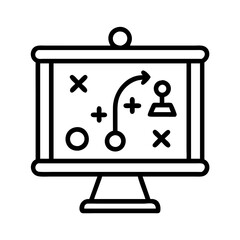 board game strategy chart icon, board game strategy chart line art - simple line art of board game strategy chart, perfect for board game strategy chart logos and icons and themed design 